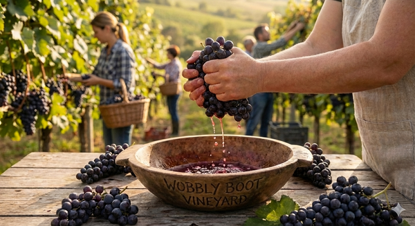 Grape Picking and Squeeze/Crush  Sunday April 12     1.00 PM